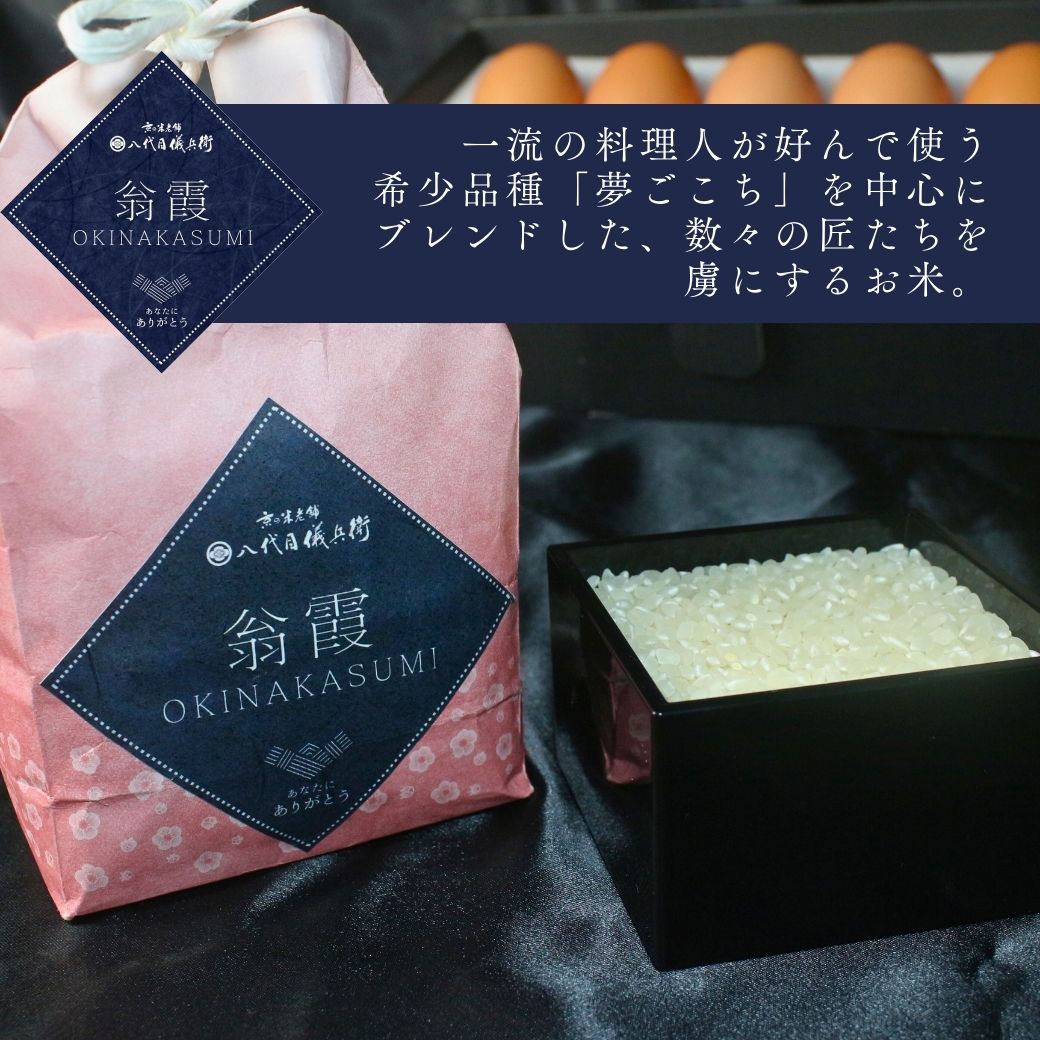 八代目儀兵衛コラボ 最高級 紀の夢たまご 濃厚 絶品 卵かけご飯 (TKG) セット
