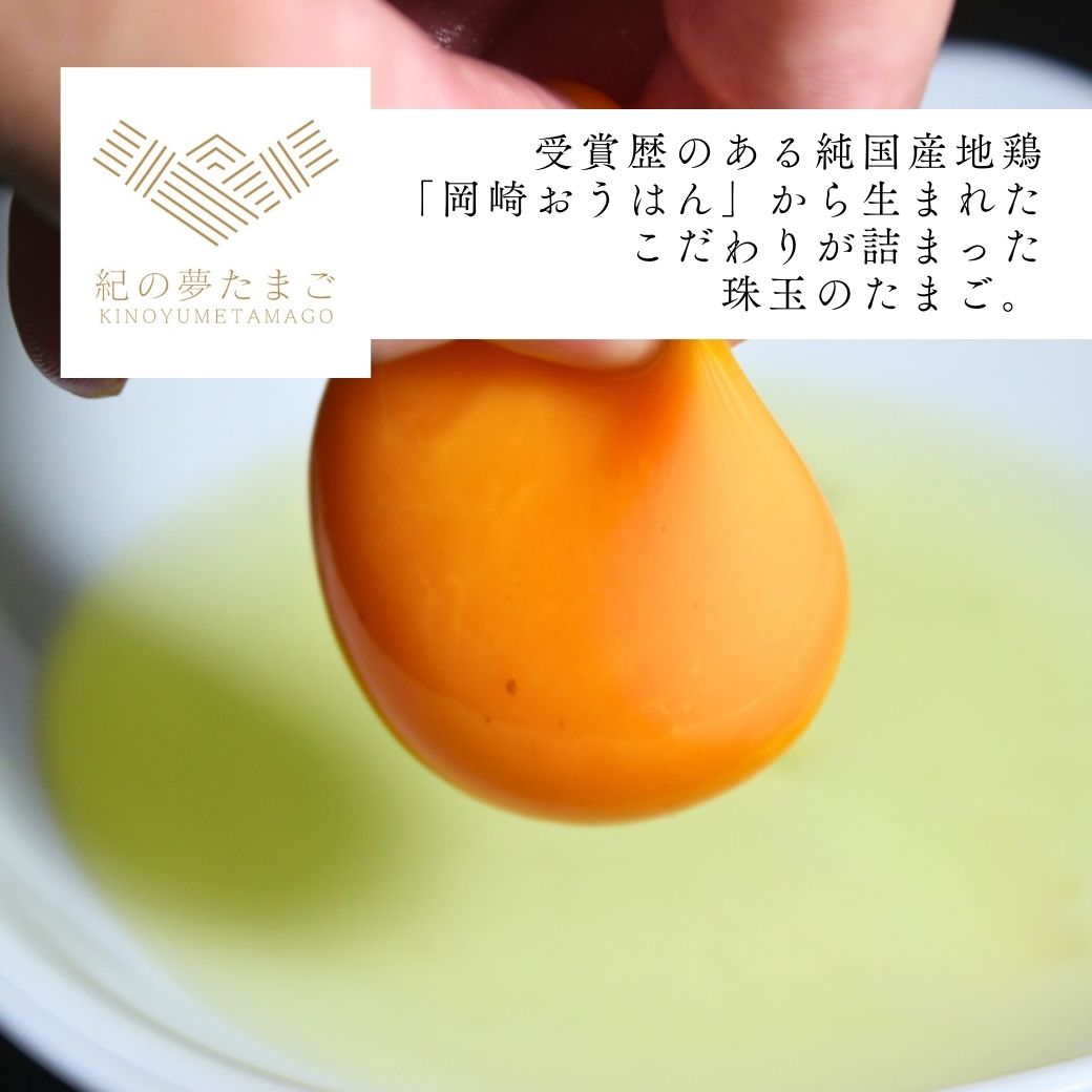 八代目儀兵衛コラボ 最高級 紀の夢たまご 濃厚 絶品 卵かけご飯 (TKG) セット